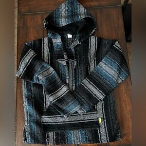Vintage Molina Striped Baja Hoodie 38 - 40